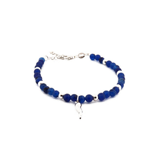 Eleganza Bracelet with Pearls and Horn Sterling Silver Fine Stones