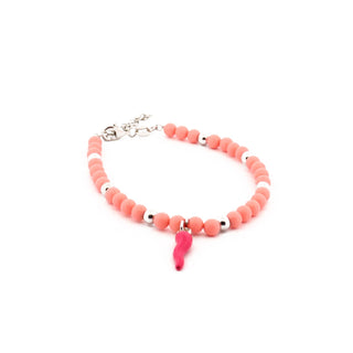 Eleganza Bracelet with Pearls and Horn Sterling Silver Fine Stones