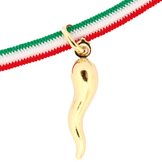Gold Plated Horn Pendant