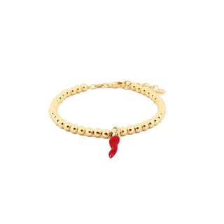Sterling Silver Bracelet – Pearls & Horn | L’Iconica