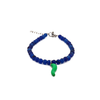 Bracelet L'Iconica Beads Gemstones Horn Steel