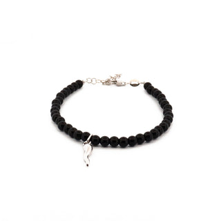 Bracelet The Iconic Pearls Fine Stones Horn Silver