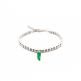 Sterling Silver Bracelet – Pearls & Horn | L’Iconica