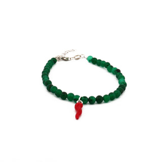 Bracelet The Iconic Pearls Fine Stones Horn Silver