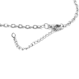 Stainless Steel Chain Necklace – Mano Corno Pendant | L’Iconica