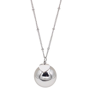 Vabbe Necklace Beaded chain, Bola and Steel Horn