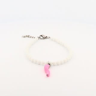 Bracelet L'Iconica Beads Gemstones Horn Steel