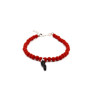 Bracelet The Iconic Pearls Fine Stones Horn Silver