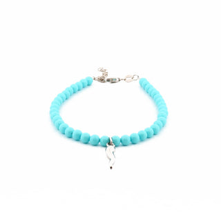 Bracelet The Iconic Pearls Fine Stones Horn Silver
