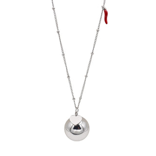 Vabbe Necklace Beaded chain, Bola and Steel Horn