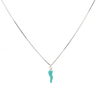 Silver Chain Necklace – Silver Horn Pendant | L'Iconica