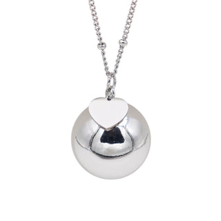 Vabbe Necklace Beaded chain, Bola and Steel Horn