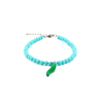 Bracelet L'Iconica Beads Gemstones Horn Steel